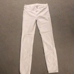 American Eagle White Jeggings